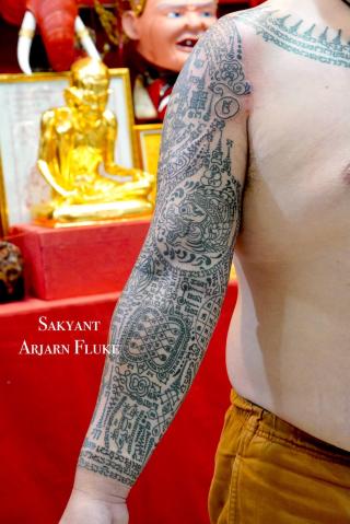 Sakyant Arjarn Fluke | sak yant, sak yant tattoo, sak yant bangkok, sak yant designs
