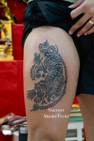 Sakyant Arjarn Fluke | sak yant, sak yant tattoo, sak yant bangkok, sak yant designs