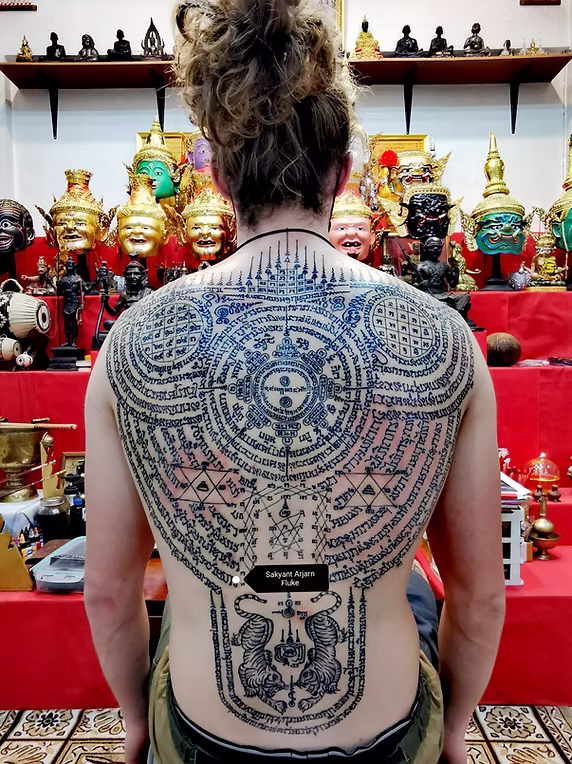 Sakyant Arjarn Fluke | sak yant, sak yant tattoo, sak yant bangkok