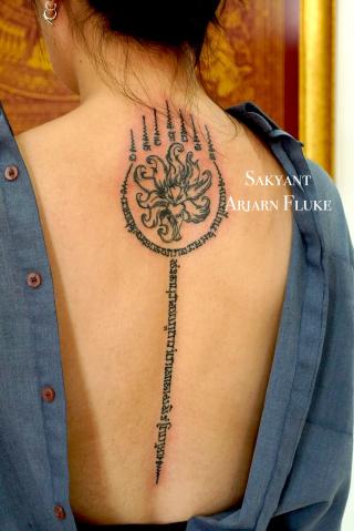 Sakyant Arjarn Fluke | sak yant, sak yant tattoo, sak yant bangkok, sak yant designs, sak yant meaning