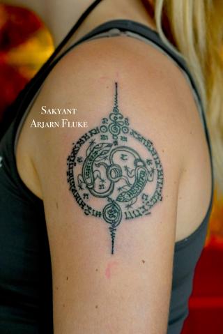 Sakyant Arjarn Fluke | sak yant, sak yant tattoo, sak yant bangkok, sak yant designs, sak yant meaning