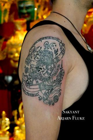 Sakyant Arjarn Fluke | sak yant, sak yant tattoo, sak yant bangkok, sak yant designs, sak yant meaning